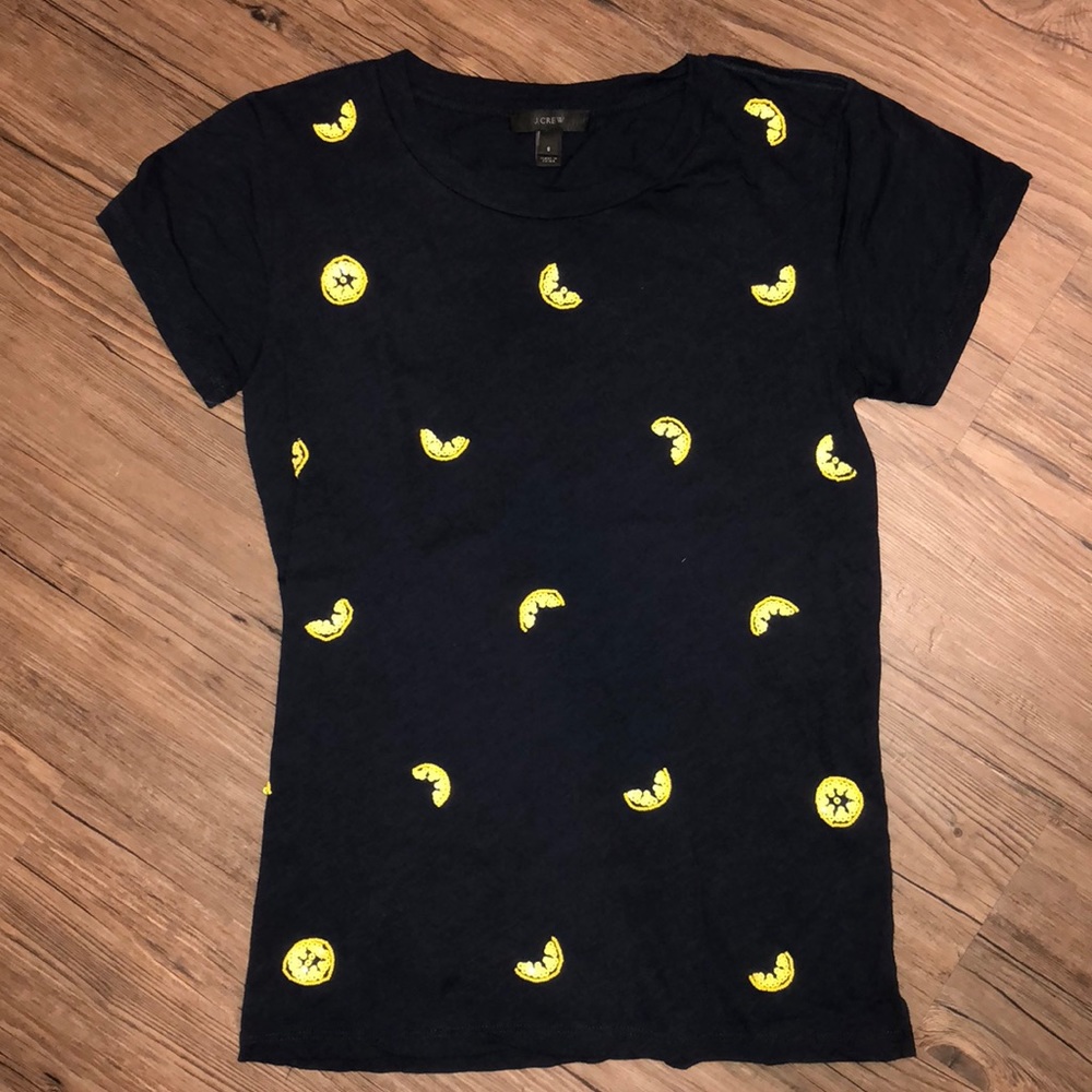 J. Crew Lemon Tee